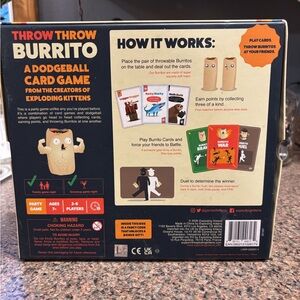 Throw Throw Burrito Dodgeball Card Game